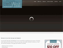 Tablet Screenshot of eastwestmassageandbodywork.com